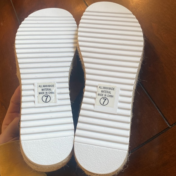 Black platform sandals - Picture 4 of 4